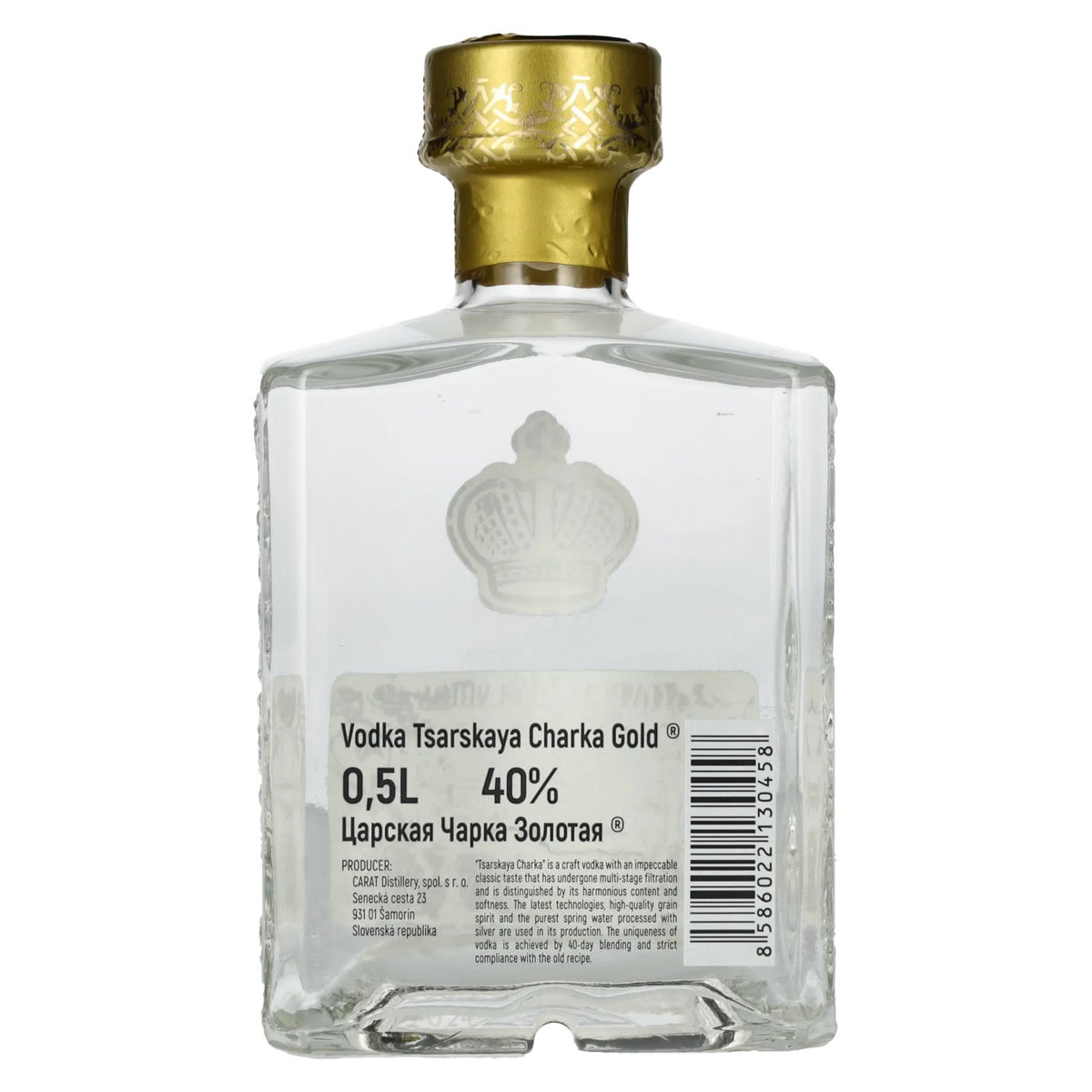Tsarskaya Charka GOLD Vodka 40% vol. 0,5 l