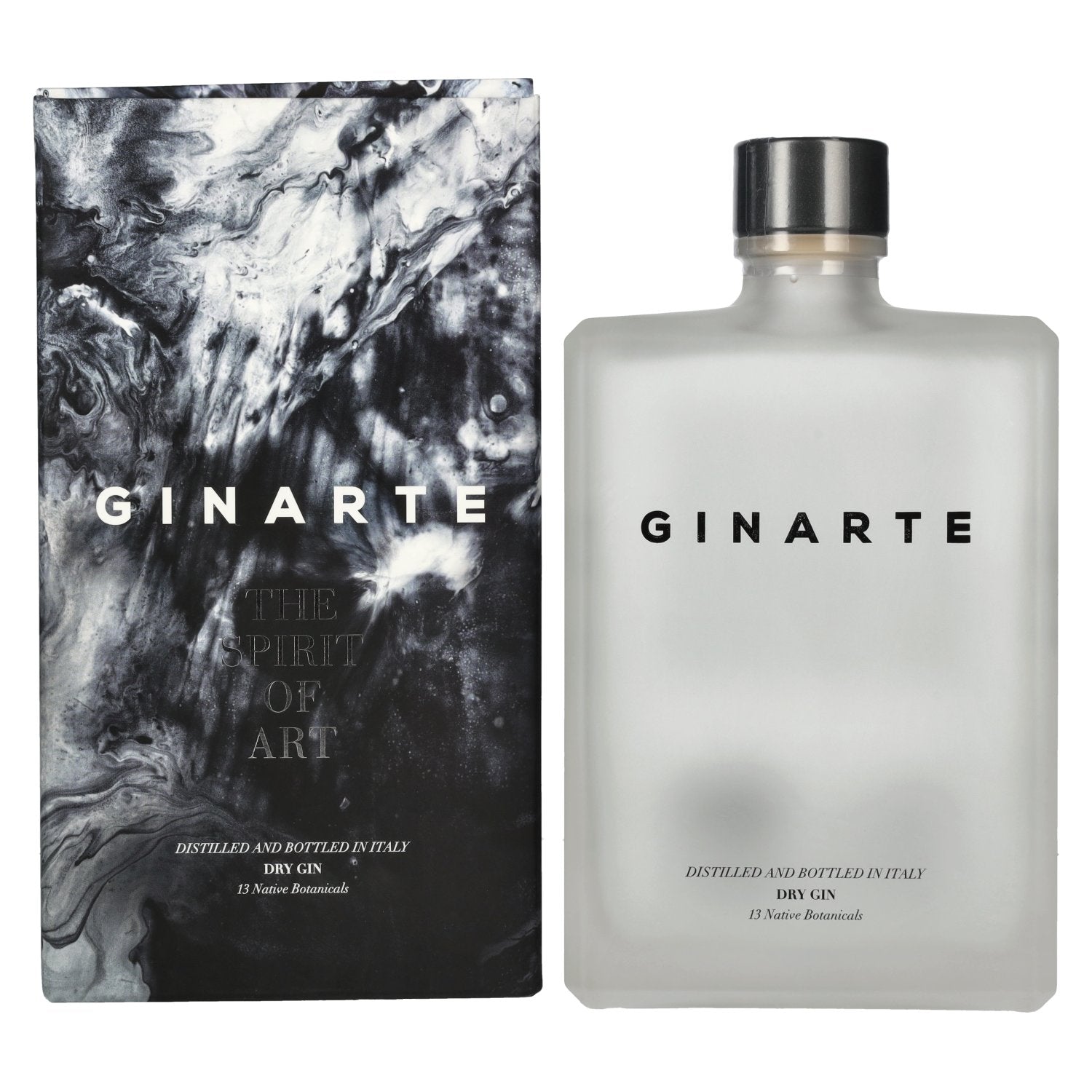 GINARTE Dry Gin The Spirit Of Art 43,5% Vol. 0,7l en boîte cadeau