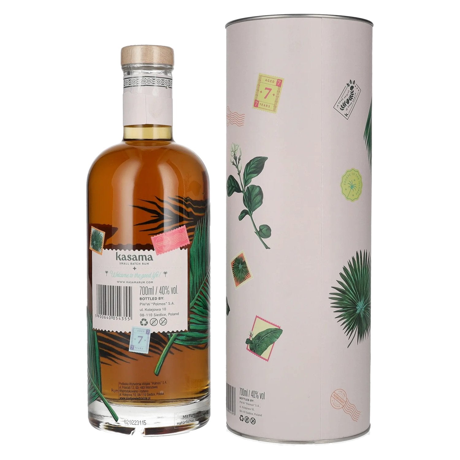 Kasama 7 Years Old Small Batch Rum 40% Vol. 0,7l in gift box