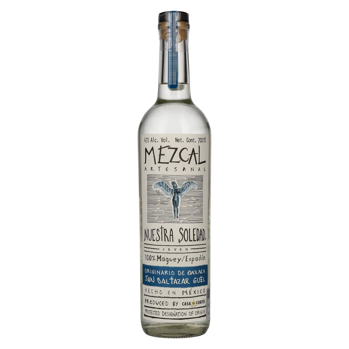 Nuestra Soledad Mezcal Joven SAN BALTAZAR GUELAVILA 47% vol. 0,7 l