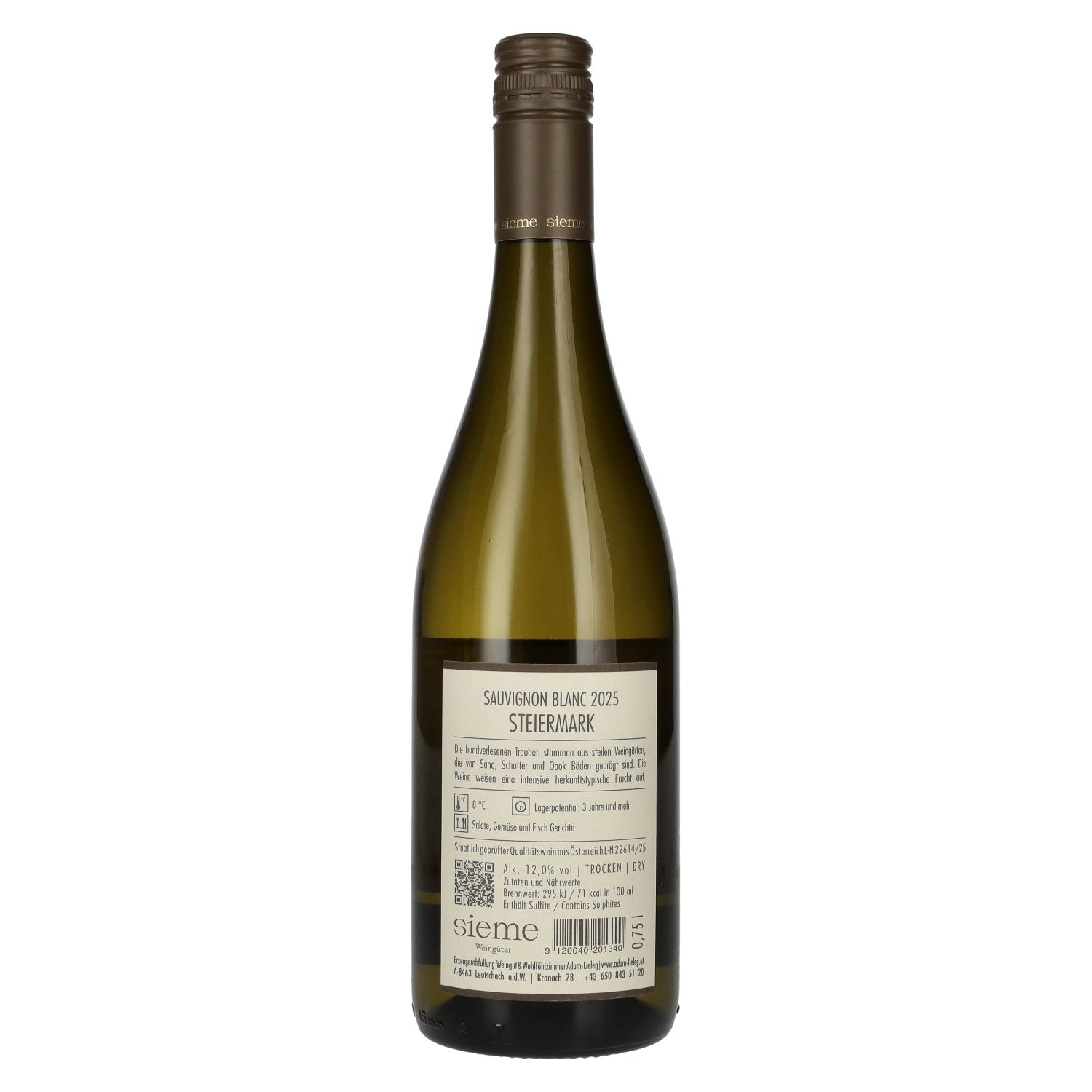 Adam-Lieleg Sauvignon Blanc Steiermark 2025 12% Vol. 0,75l