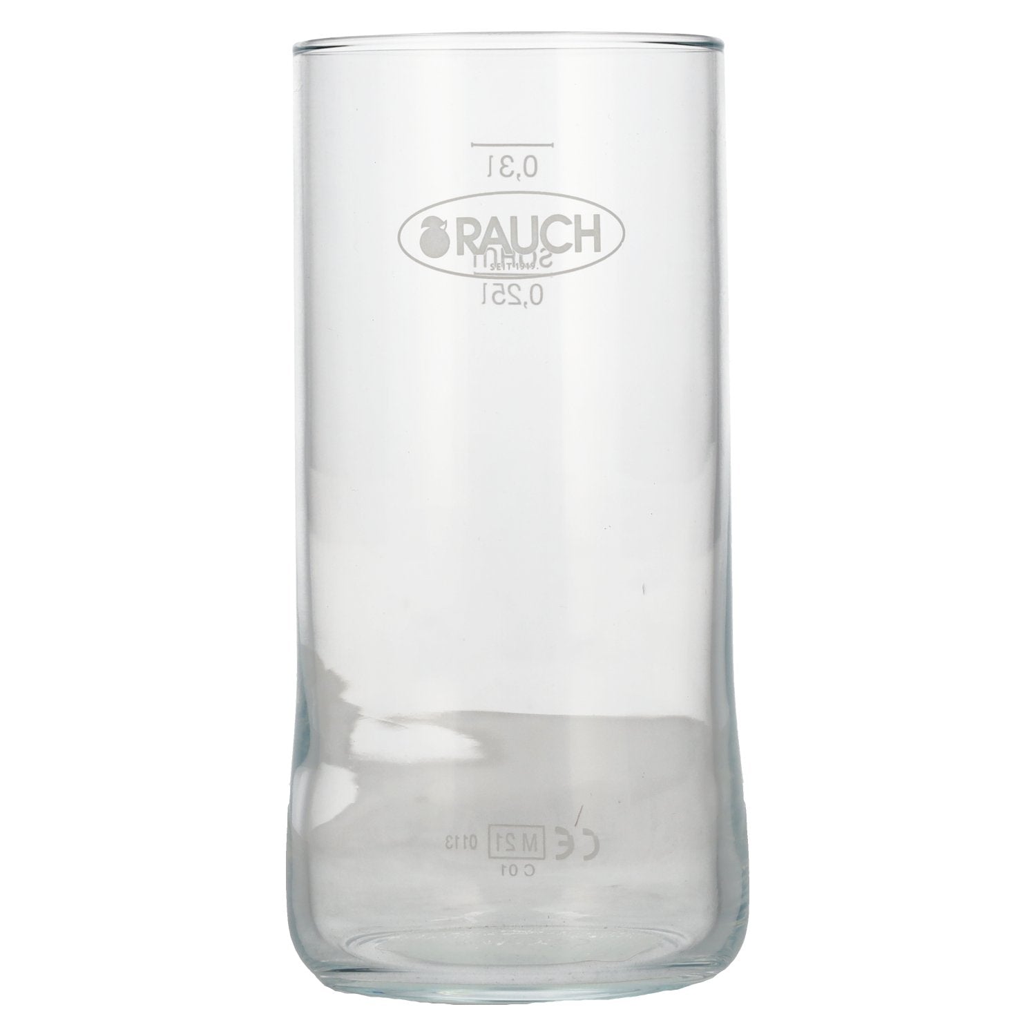 Rauch Fruchtsaft Glas mit Eichung