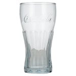 Coca Cola-glas met contouren, 0,5 l, met maatverdeling