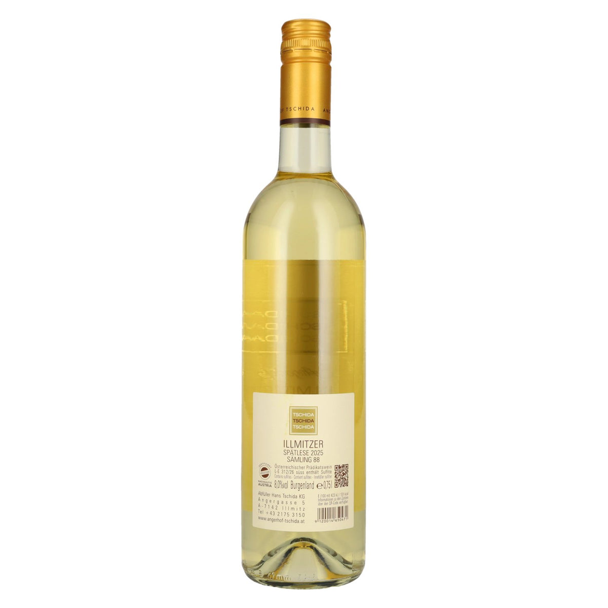 Tschida Angerhof Illmitzer Spätlese 2025 8% Vol. 0,75l
