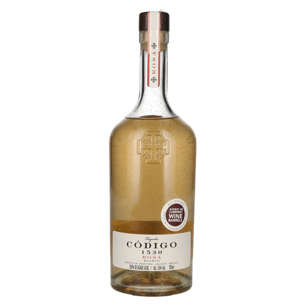 Código 1530 ROSA BLANCO Tequila 35% vol. 0.7 l