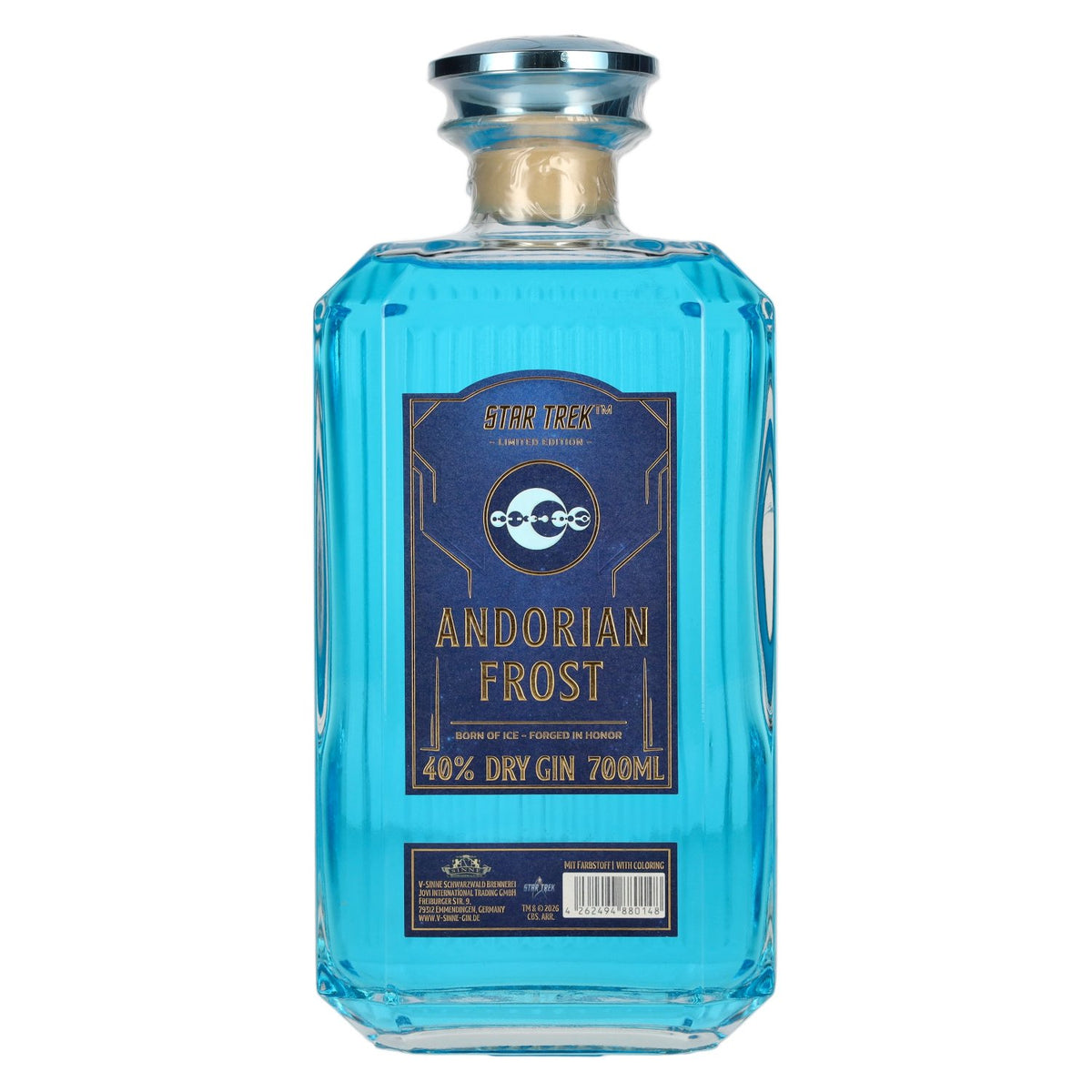 V-Sinne Schwarzwald STAR TREK Andorian Frost Dry Gin Limited Edition 40% vol. 0,7 l