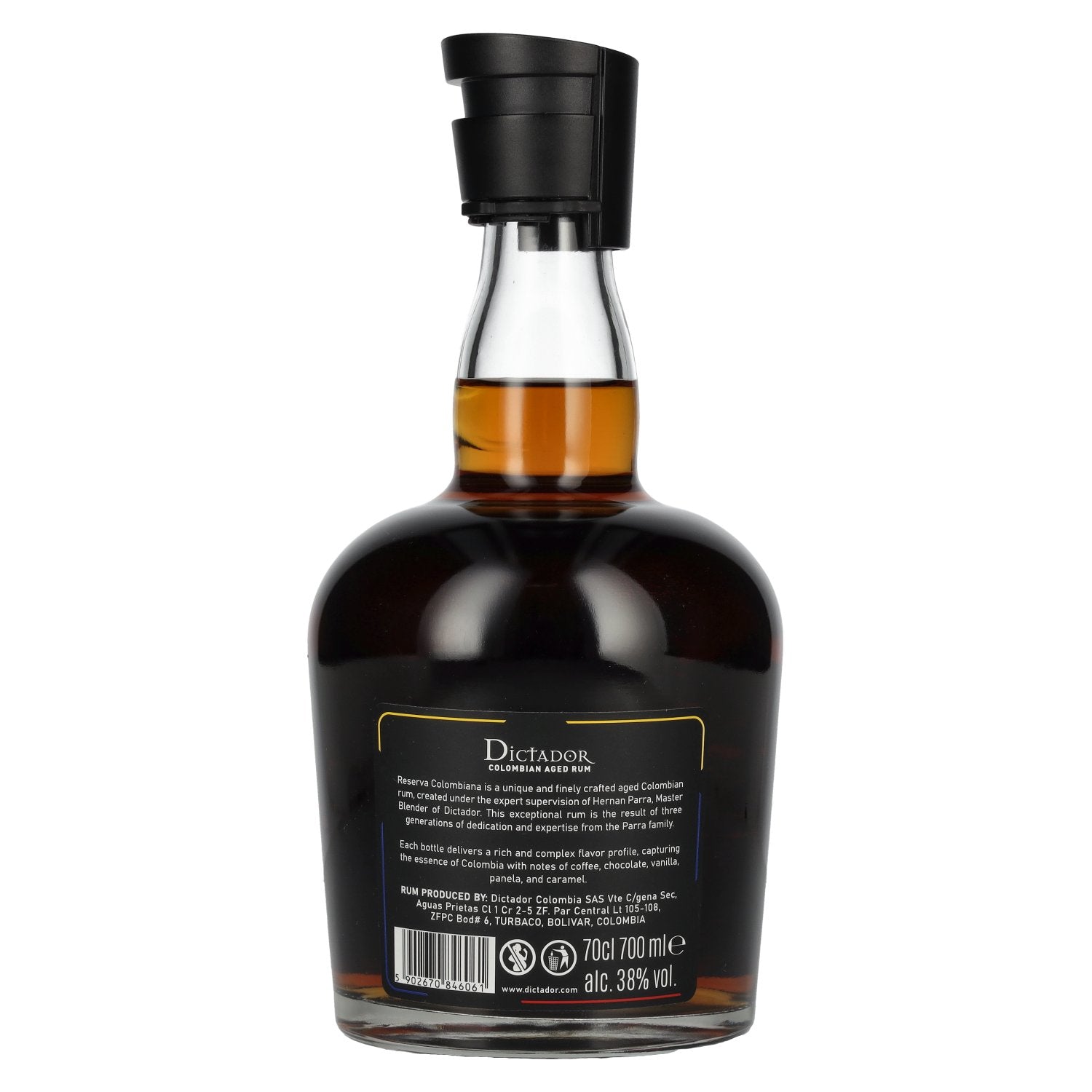 Dictador COLOMBIANA Reserva Aged Rum 2021 38% Vol. 0,7l