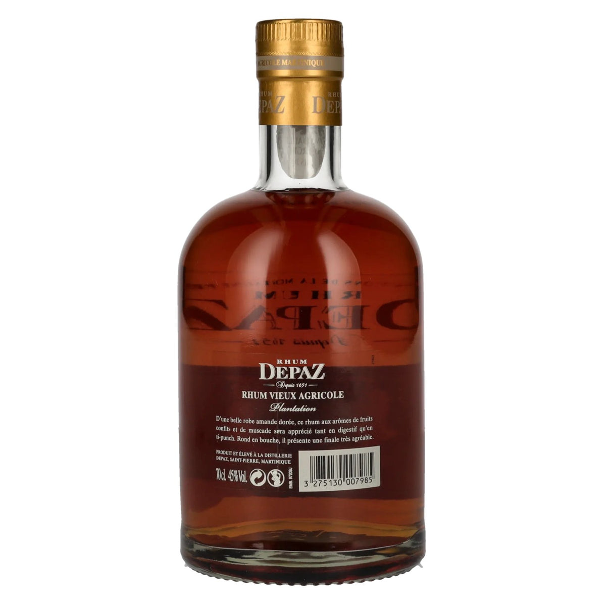 Depaz Rhum Vieux Agricole Plantation 45% vol. 0,7 l