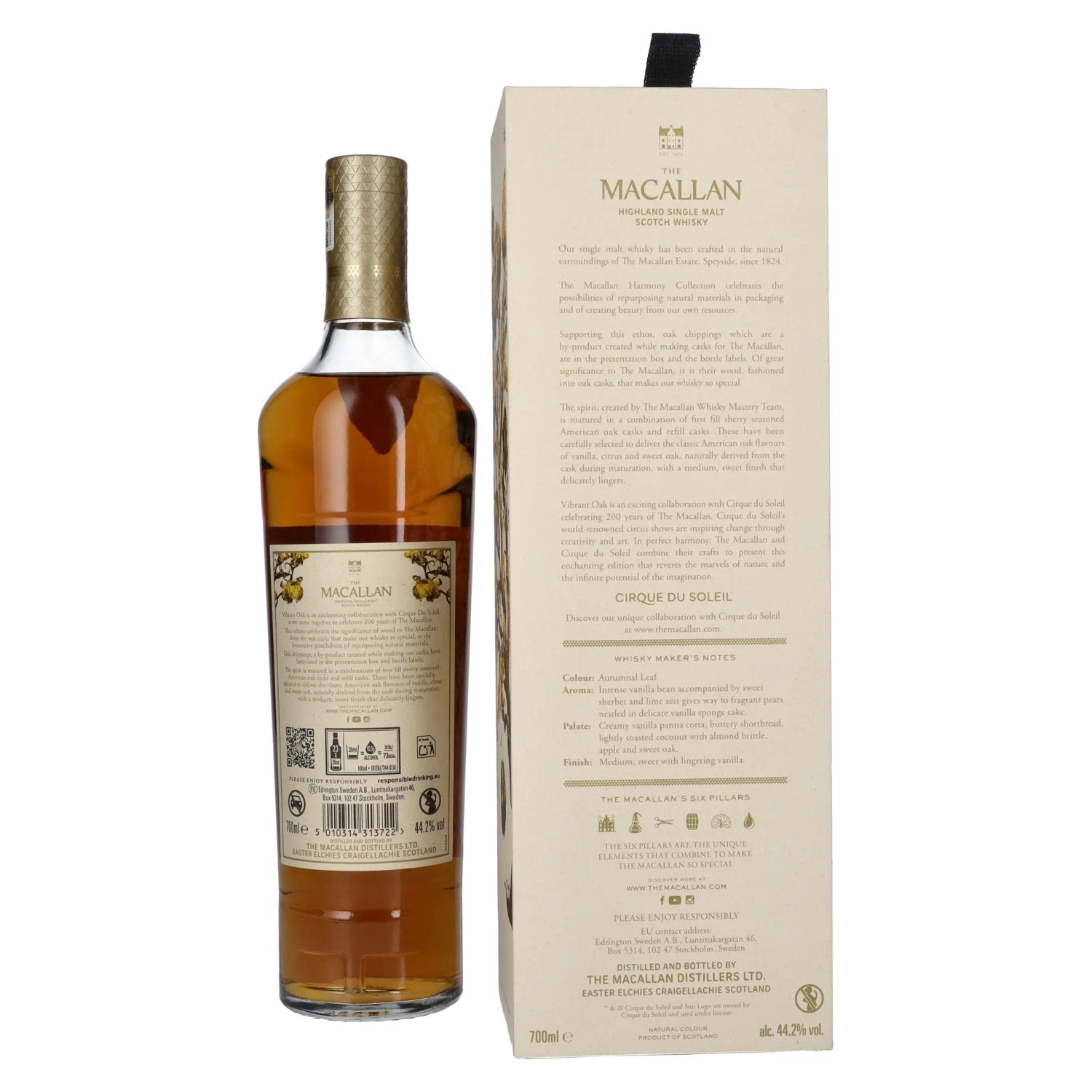 The Macallan The Harmony Collection VIBRANT OAK 44,2% Vol. 0,7l in Geschenkbox