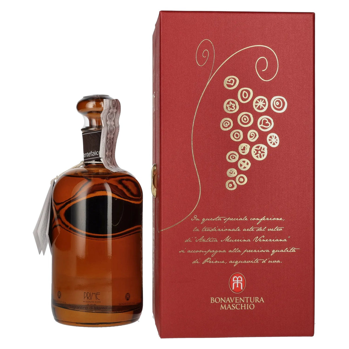 Bonaventura Maschio PRIME Sagrantino di Montefalco 38% ABV, 0.7 litres, in a gift box