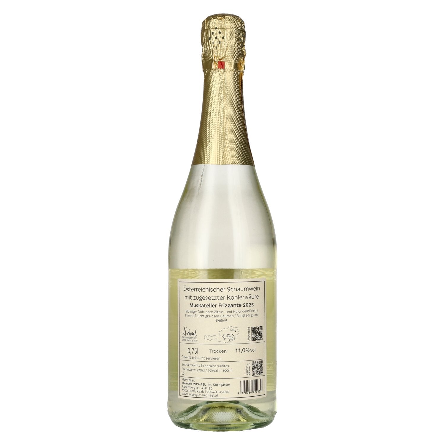 MICHAEL Muskateller Frizzante 2025 11% Vol. 0,75l