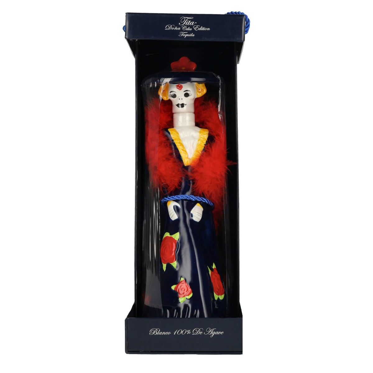 Dona Celia Tequila Blanco 100% agave 40% vol. 0,7 l in geschenkverpakking