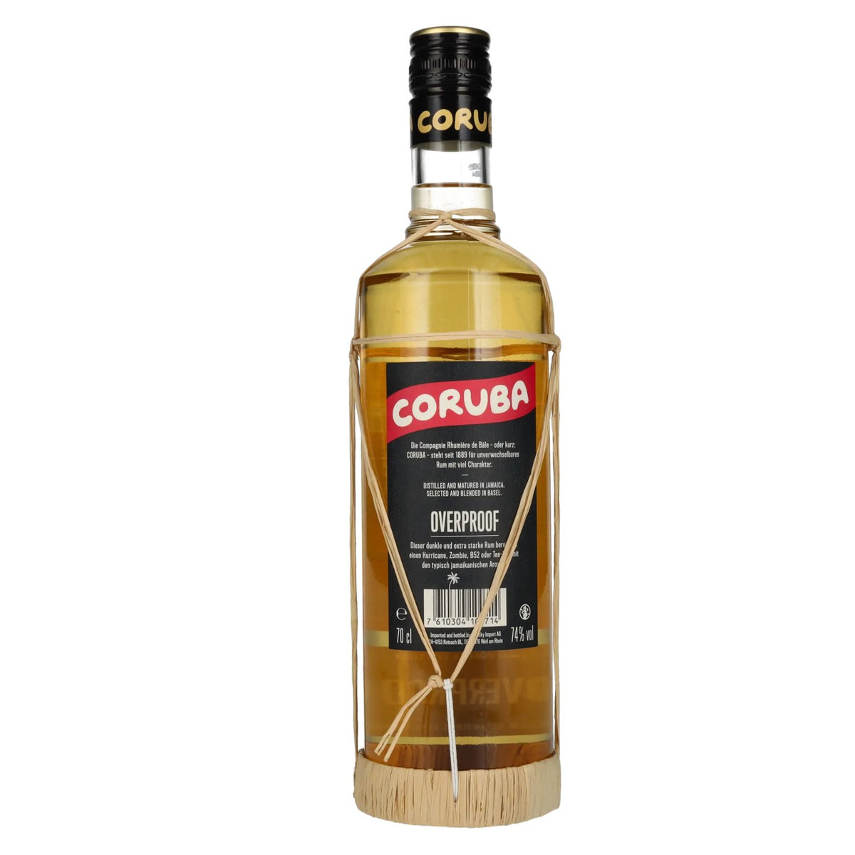 Coruba Original Jamaica Rum OVERPROOF 74% Vol. 0,7l