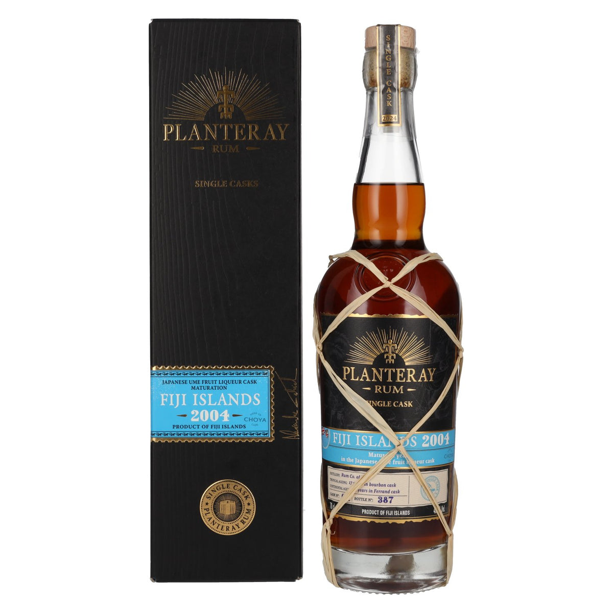 Planteray Rum FIJI ISLANDS 2004 Japanese Ume Fruit Liqueur Cask Maturation 48,6% Vol. 0,7l in Geschenkbox