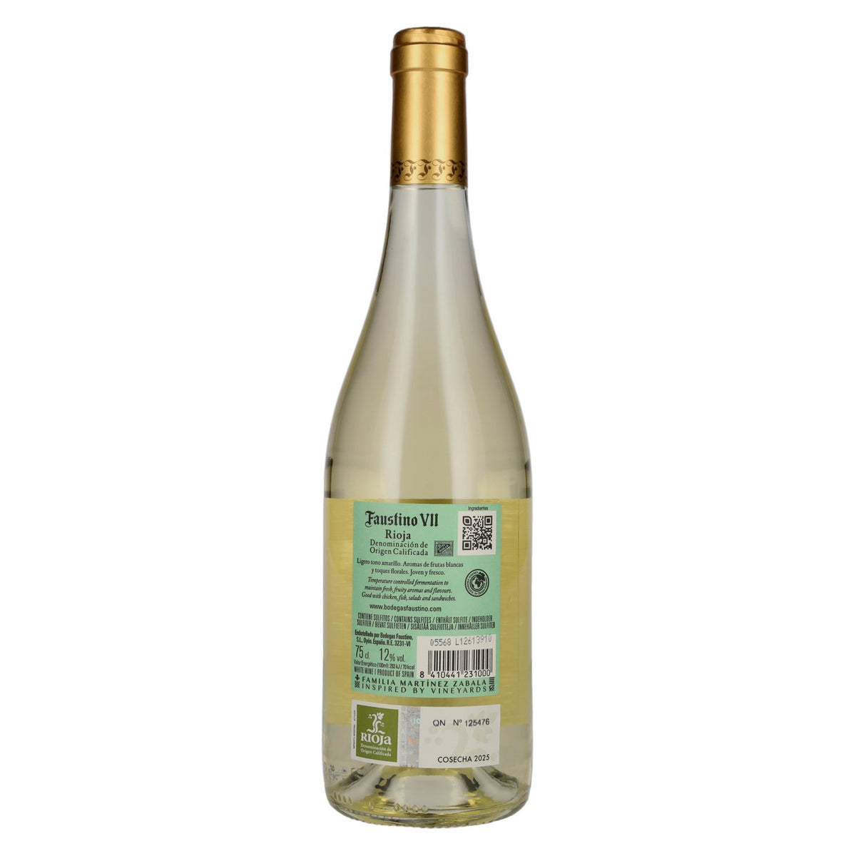 Faustino VII Blanco Rioja DOC 2025 12% ABV 0.75 l