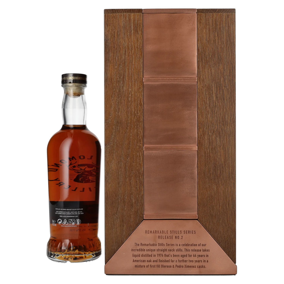 Loch Lomond 46 ans d'âge, série « REMARKABLE STILLS », n° 2, 45,3 % vol., 0,7 l, dans un coffret en bois