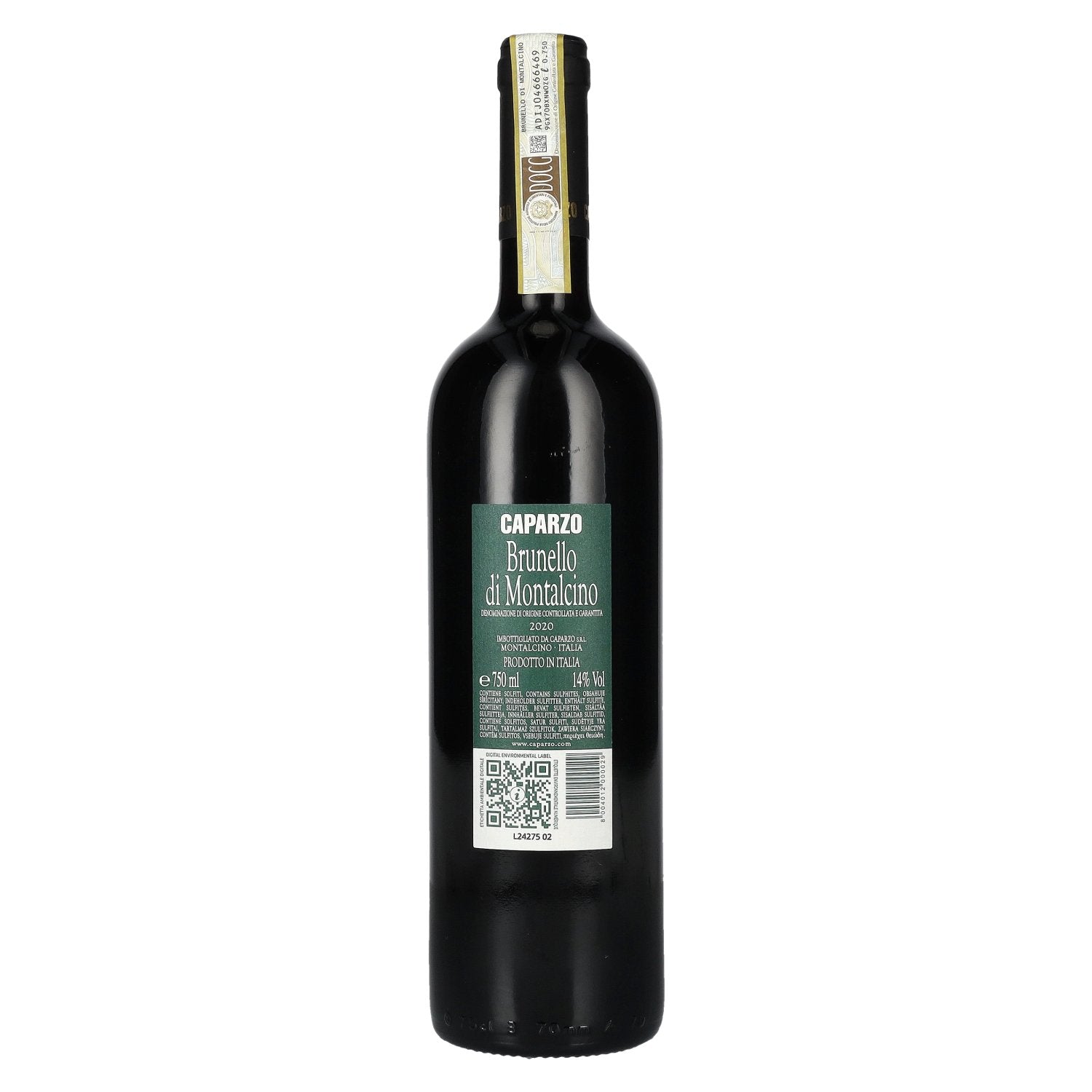Caparzo Brunello di Montalcino DOCG 2020 14% Vol. 0,75l