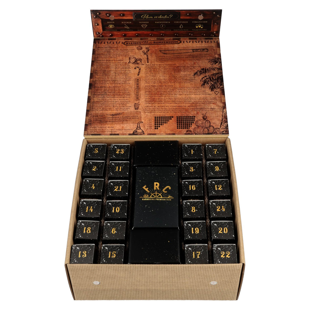 OH HOLY Rum-adventskalender 45,7% vol. 24 x 0,02 l