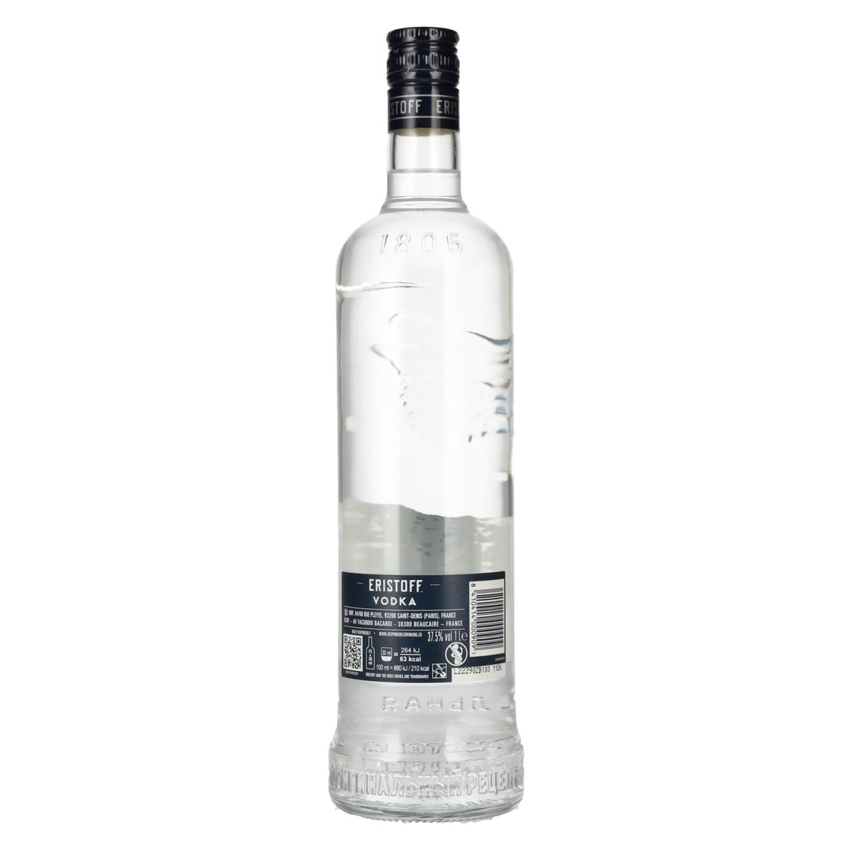Vodka Eristoff Premium 37,5 % vol. 1 l