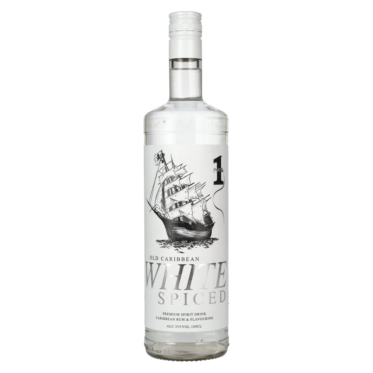 No.1 Old Caribbean WHITE SPICED 35% vol. 1 l