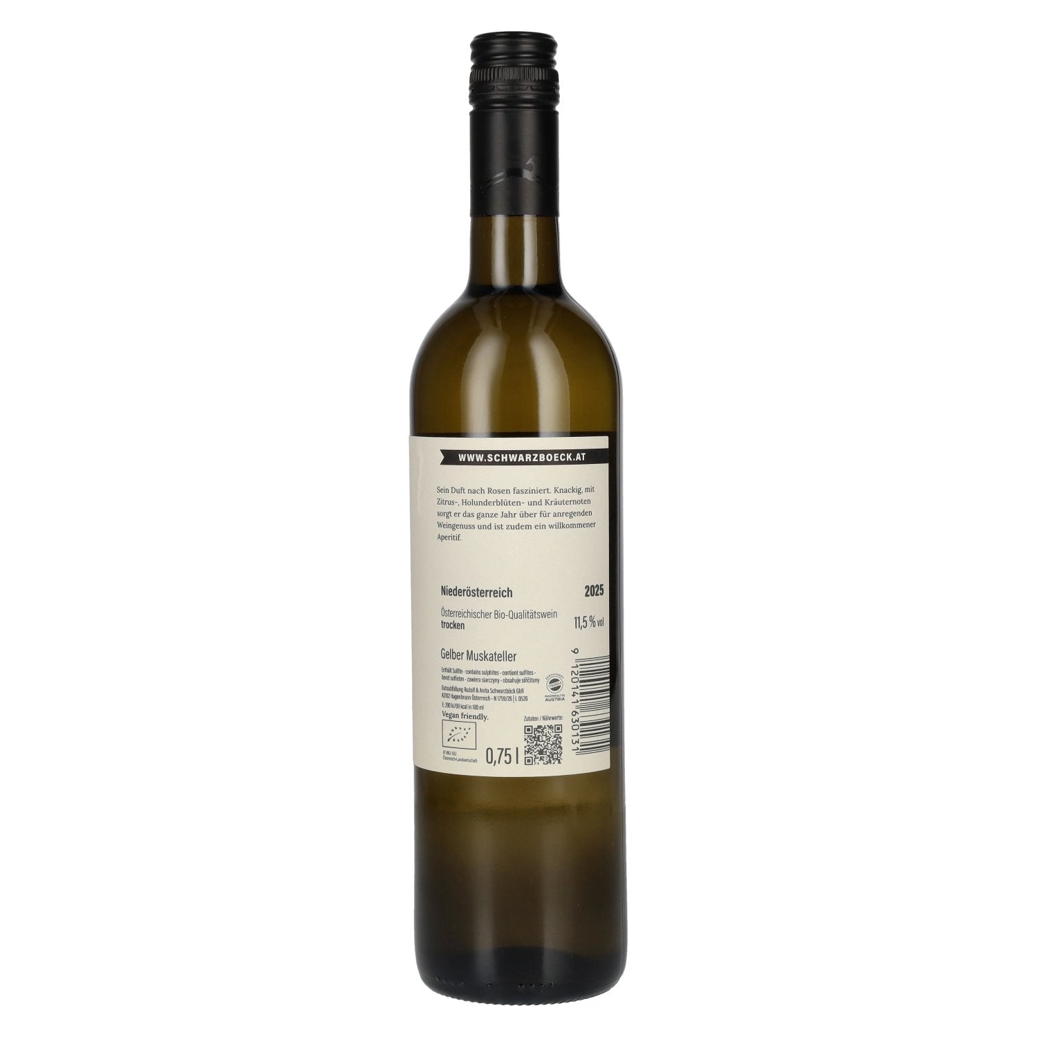 Schwarzböck Muscat jaune BIO 2025 11,5 % vol. 0,75 l