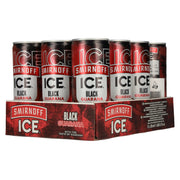 Smirnoff ICE Black Guarana 4.7% ABV, 12 x 0.25l tins, deposit required