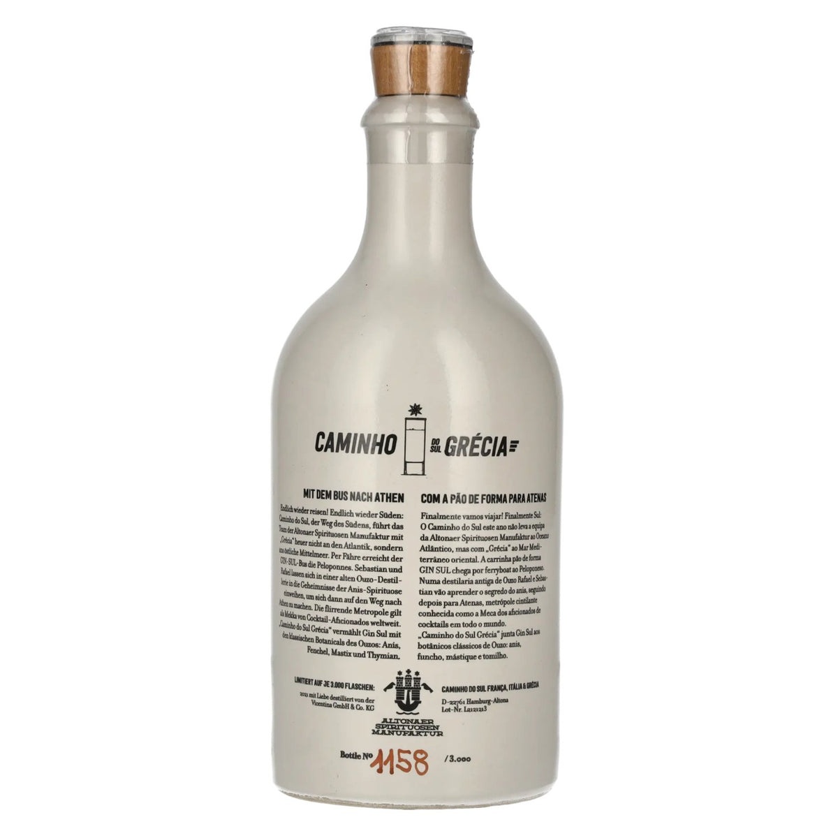 Gin Sul Caminho Do Sul Grécia Dry Gin Limited Edition 2021 45% ABV 0.5l