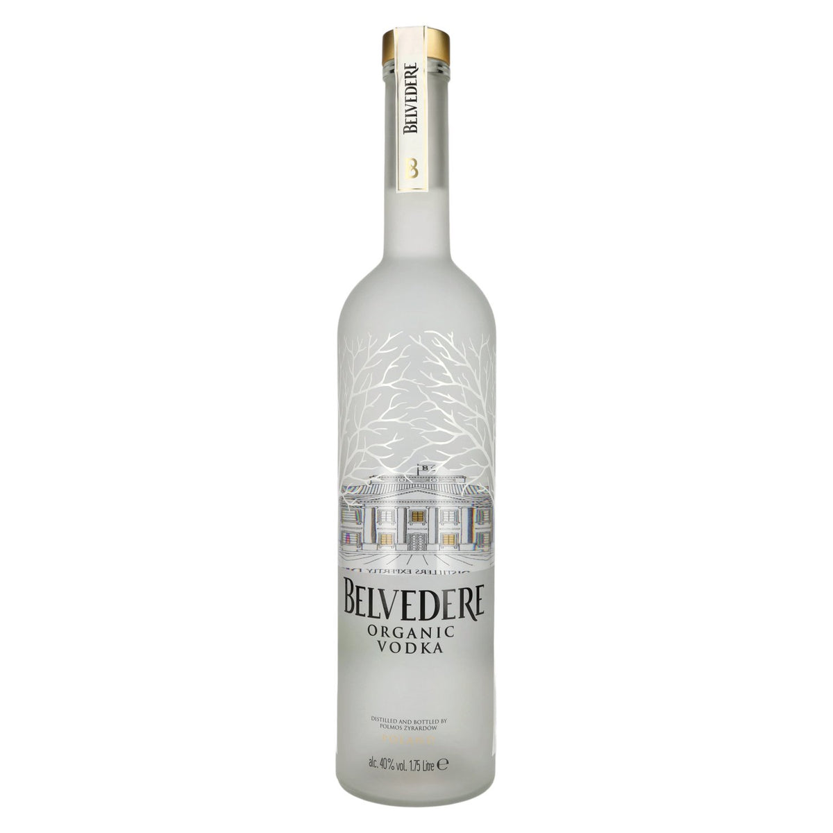 Belvedere Vodka bio 40 % vol. 1,75 l + autocollant lumineux LED