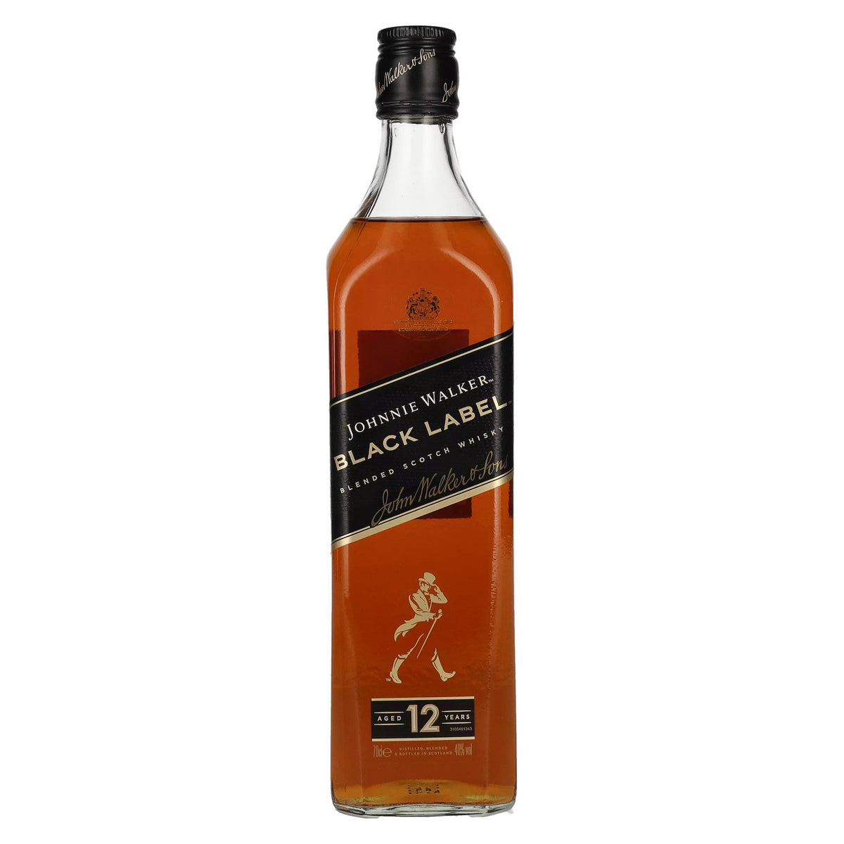 Johnnie Walker BLACK LABEL 12 Years Old Blended Scotch Whisky 40% vol. 0,7 l