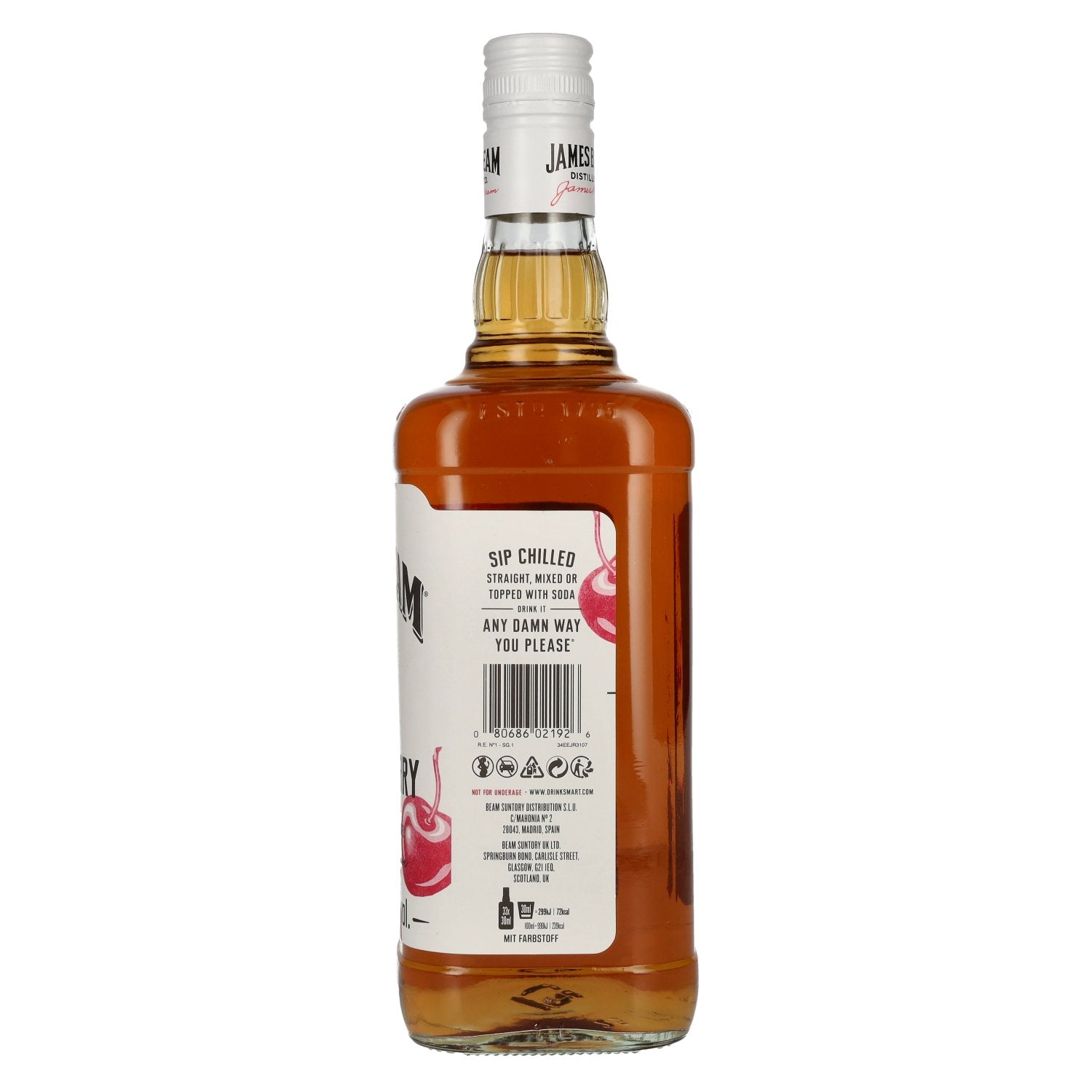 Jim Beam Black Cherry Likeur 32,5% vol. 1 l