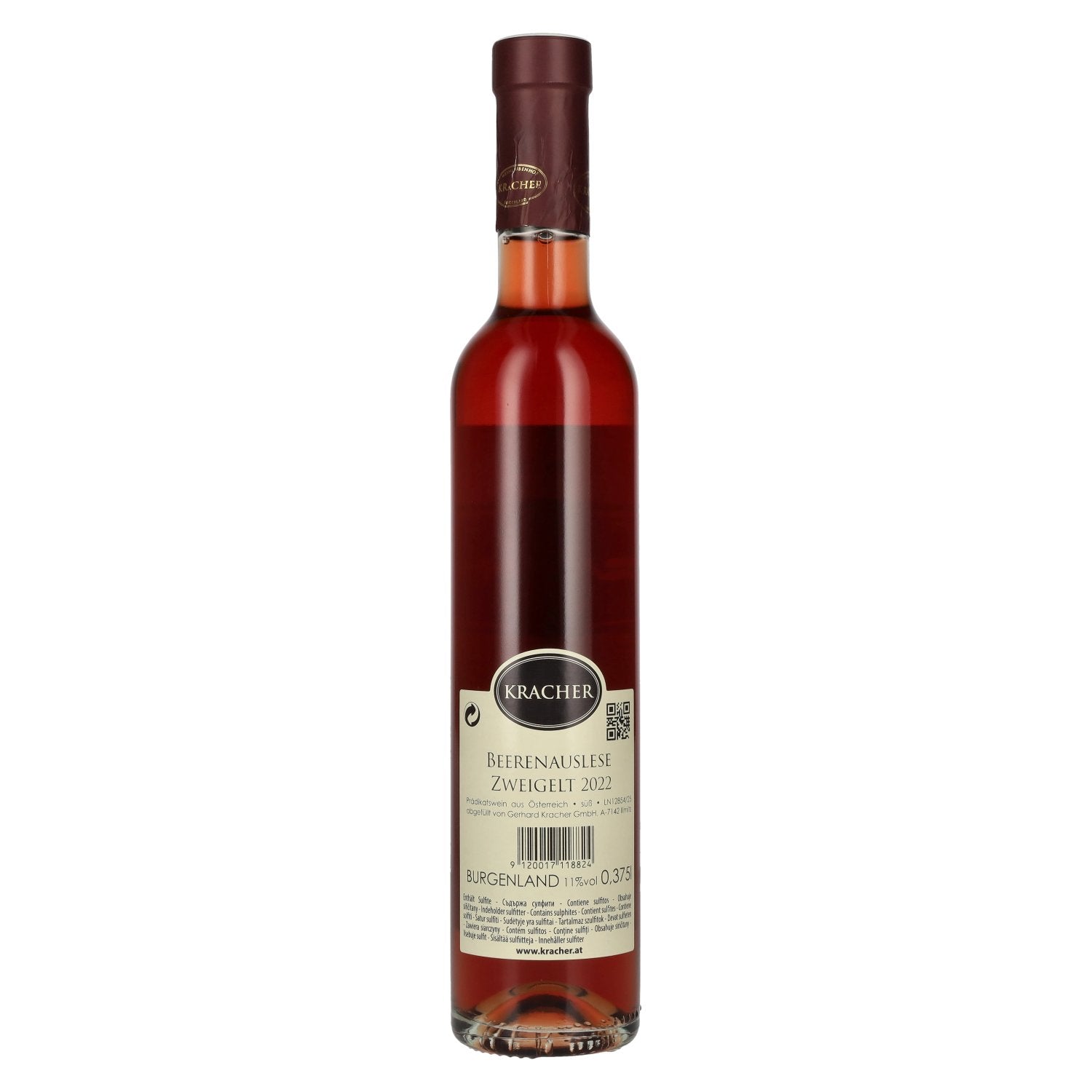 Kracher Sélection de baies Zweigelt 2022 11% vol. 0,375l