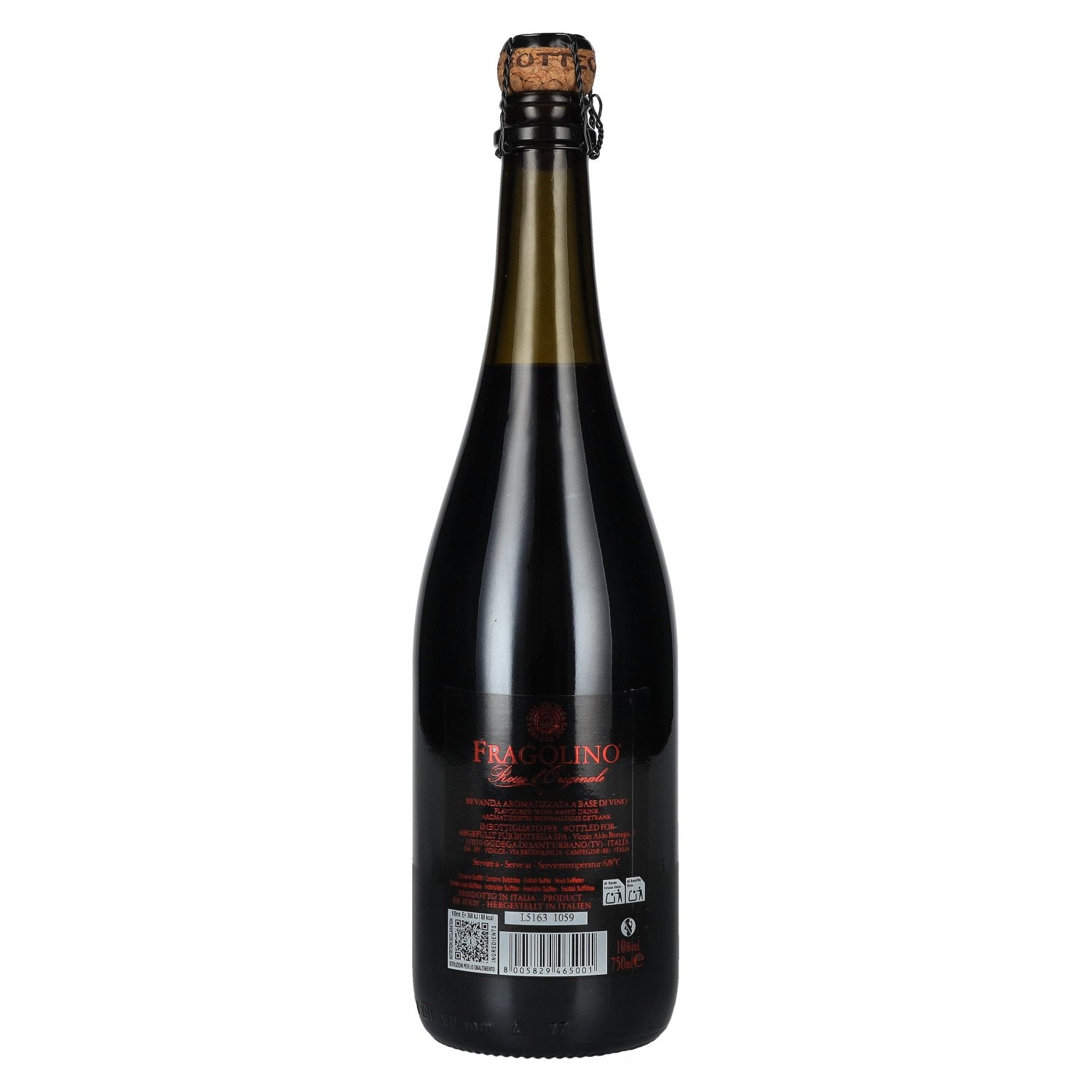Bottega FRAGOLINO Rosso 10% Vol. 0,75l