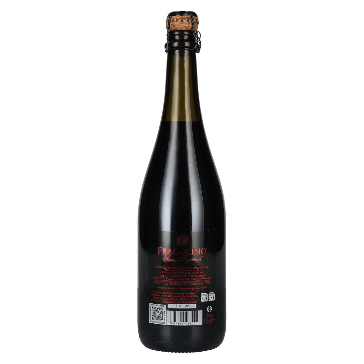 Bottega FRAGOLINO Rosso 10 % vol. 0,75 l