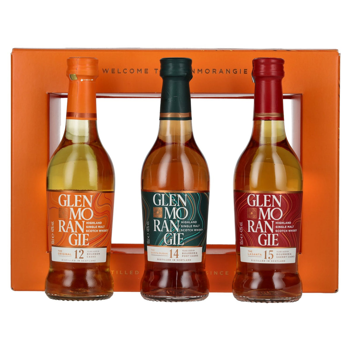 Glenmorangie Taster Pack 43% vol. 3 x 0.1 l in a gift box