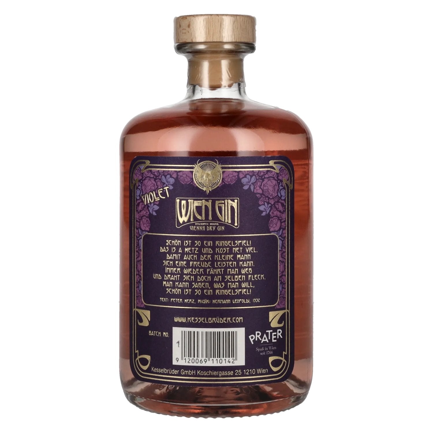 Wien Gin VIOLET Vienna Dry Gin 43% Vol. 0,7l