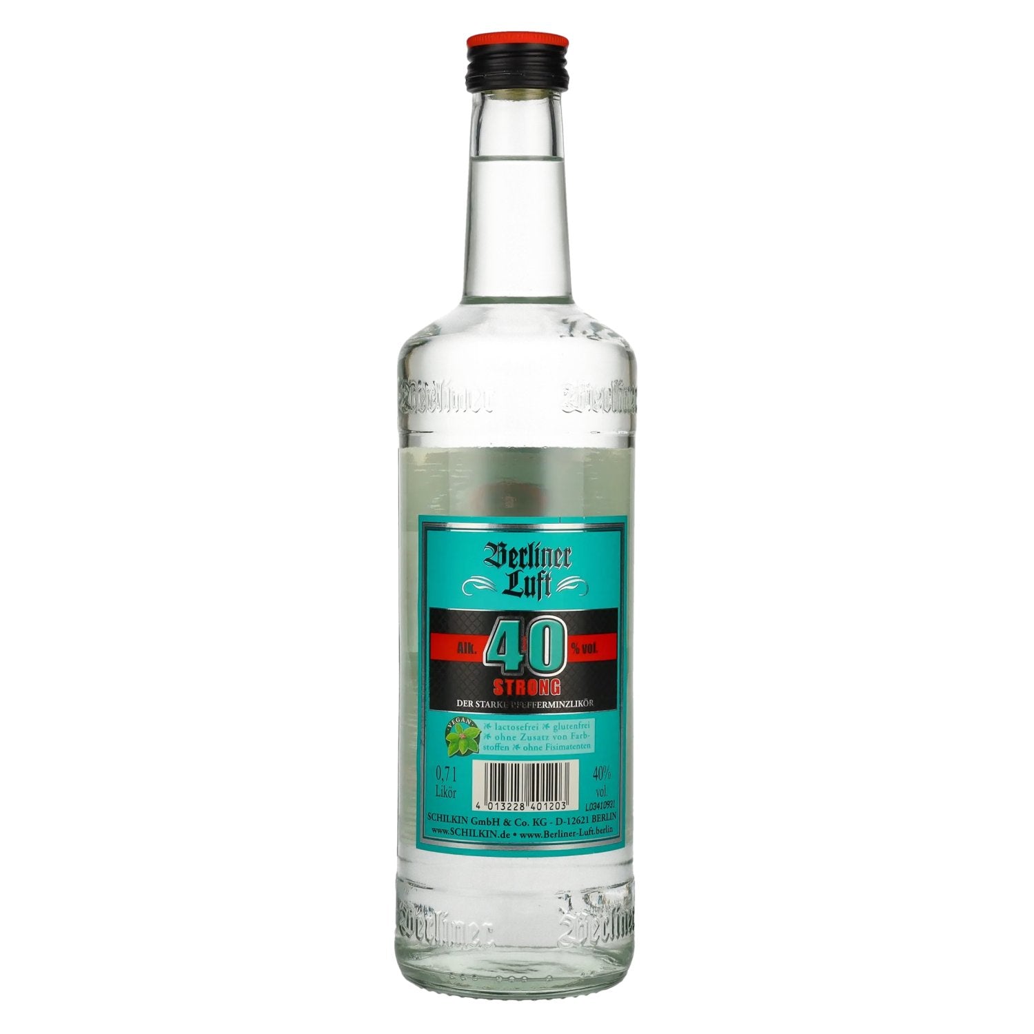 Berliner Luft DE EXTRA STERKE pepermuntlikeur 40% vol. 0.7l