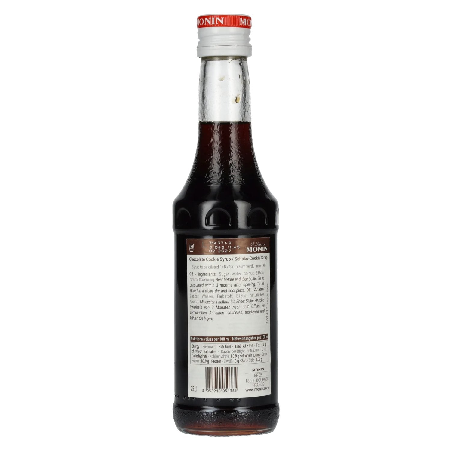 Le Sirop de Monin CHOCOLATE COOKIE 0.25l