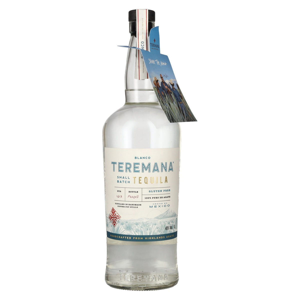 Teremana Tequila Blanco 100% Puro de Agave Small Batch 40% vol. 1 l