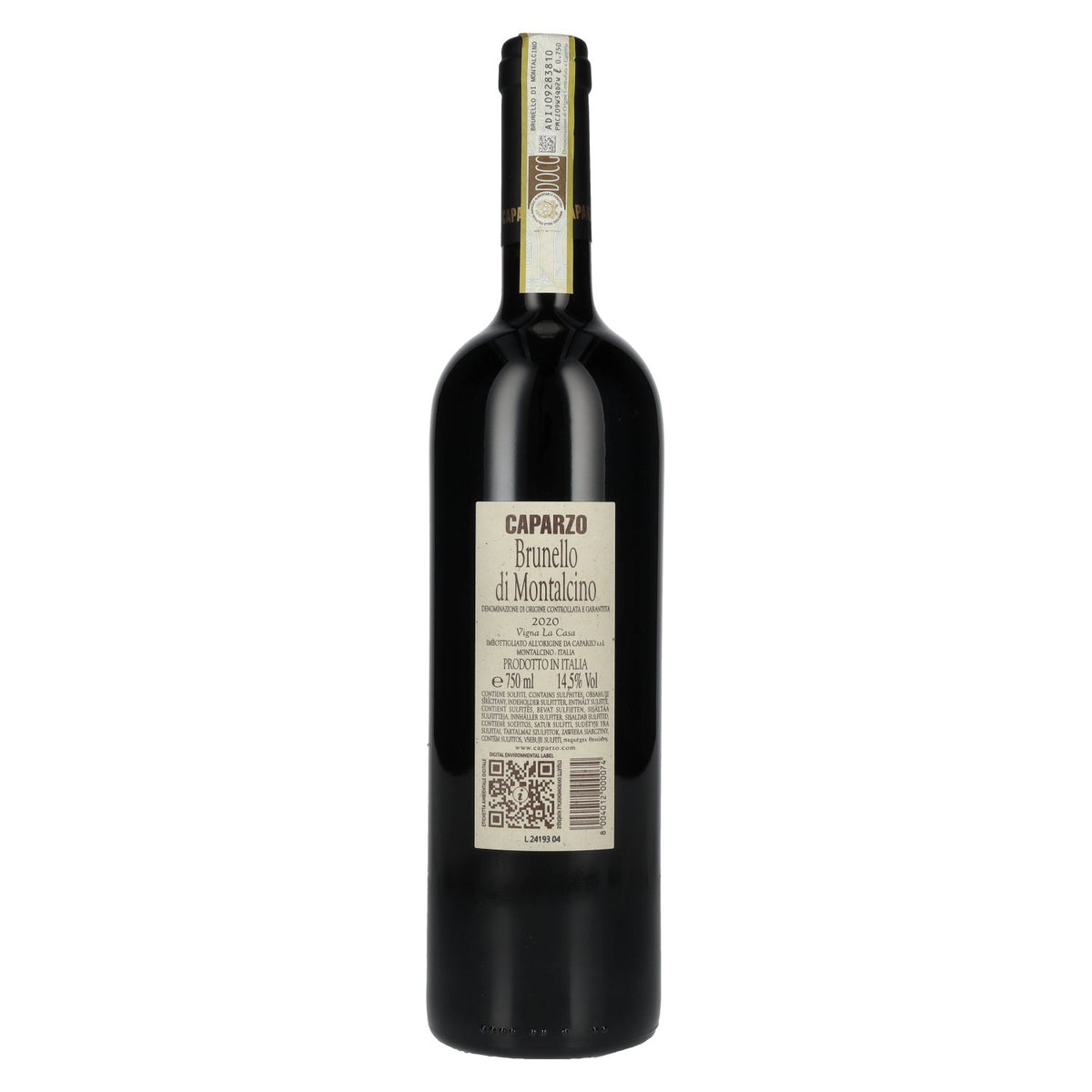 Caparzo La Casa Brunello di Montalcino DOCG 2020 14.5% ABV 0.75l