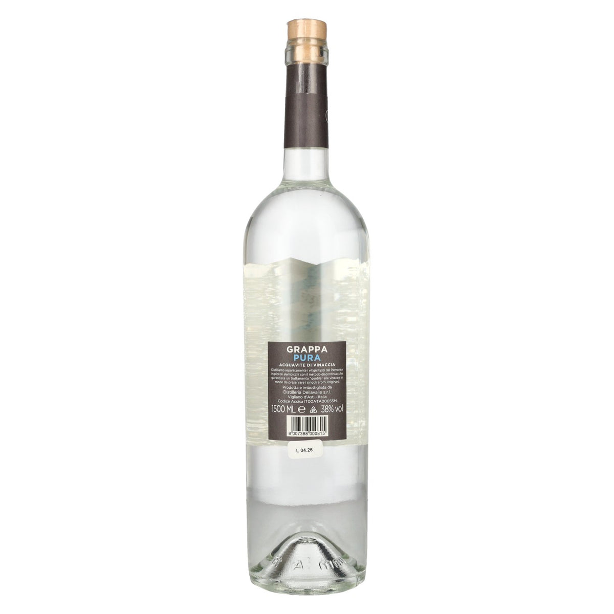 Dellavalle GRAPPA PURA 38% vol. 1,5 l