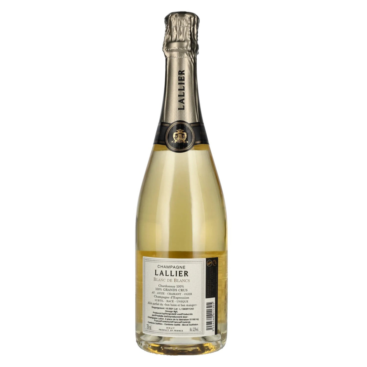 Champagne Lallier Blanc de Blancs Brut Grand Cru 12,5 % vol. 0,75 l