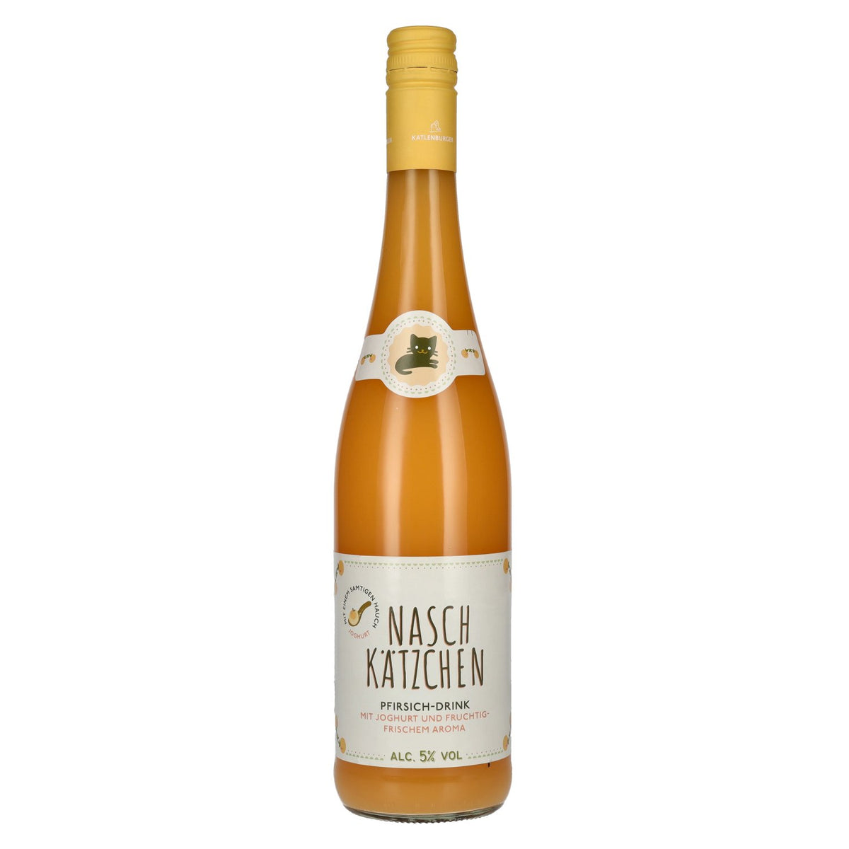 Katlenburger Naschkätzchen Peach 5% ABV 0.75l