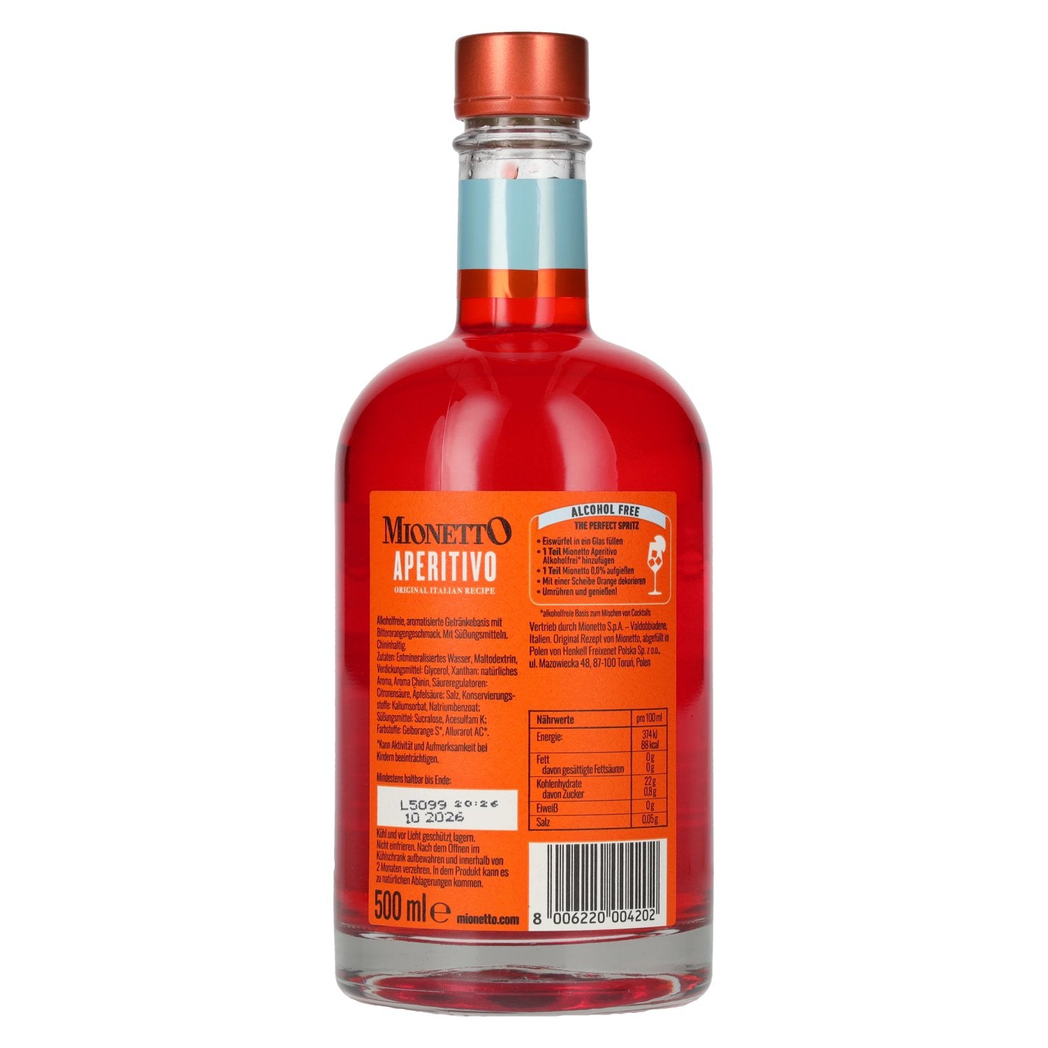 Mionetto Aperitivo Alcohol Free 0,5l