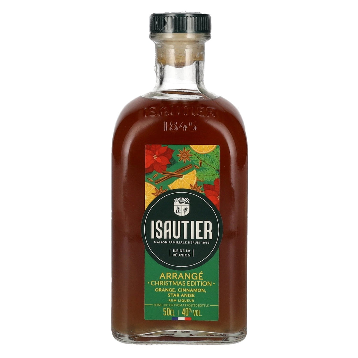 Isautier Arrangé ÉDITION DE NOËL Liqueur de rhum 40 % vol. 0,5 l