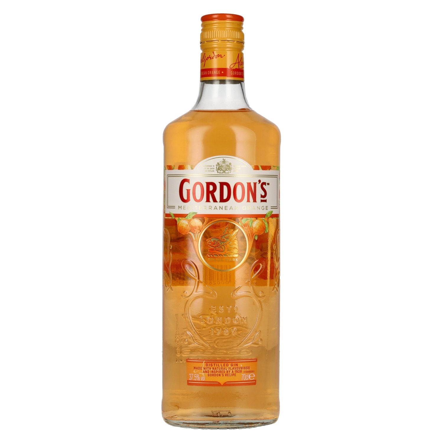 Gordon's Gin distillé « MEDITERRANEAN ORANGE », 37,5 % vol., 0,7 l