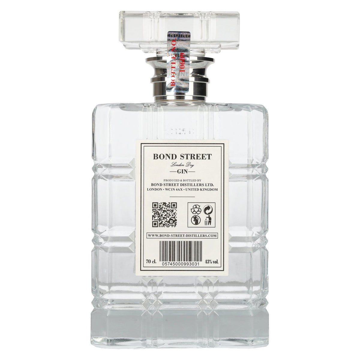 Bond Street London Dry Gin 43% vol. 0,7 l