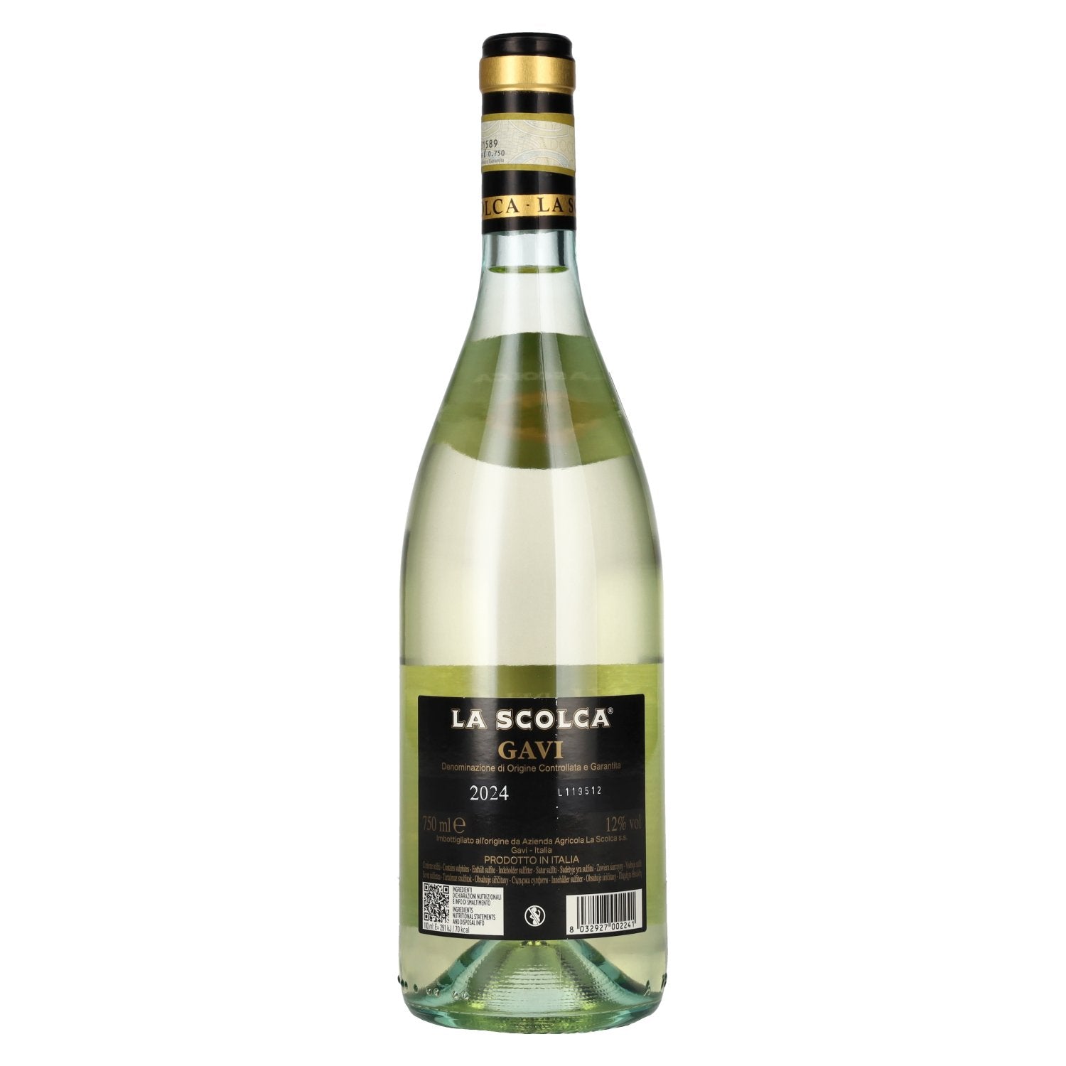 La Scolca Gavi dei Gavi Bianco Secco Etichetta Nera DOCG 2024 12% Vol. 0,75l