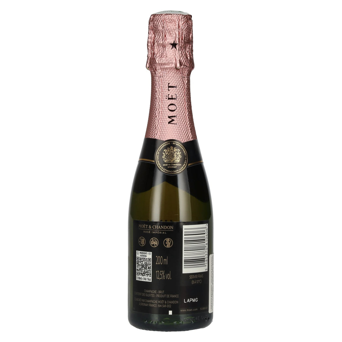 Moët &amp; Chandon Champagne ROSÉ IMPÉRIAL Brut 12,5% vol. 0,2 l