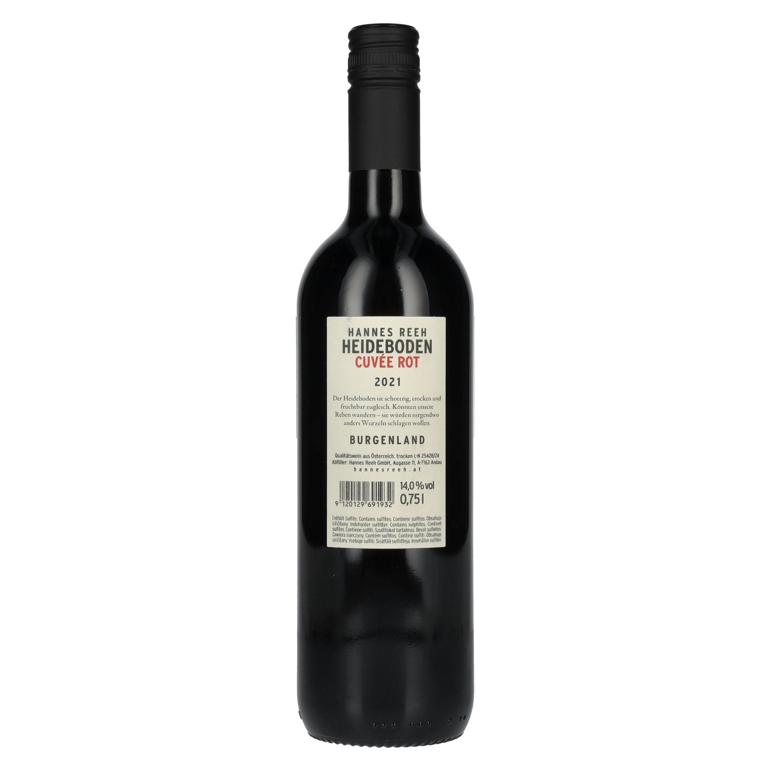 Hannes Reeh Heideboden Cuvée Red 2021 14% Vol. 0,75l