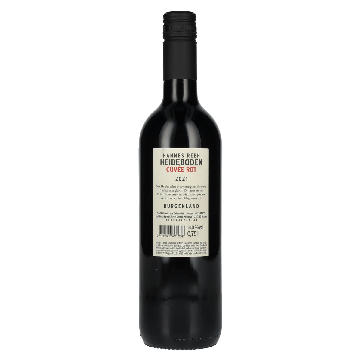 Hannes Reeh Heideboden Cuvée Rood 2021 14% vol. 0,75 l